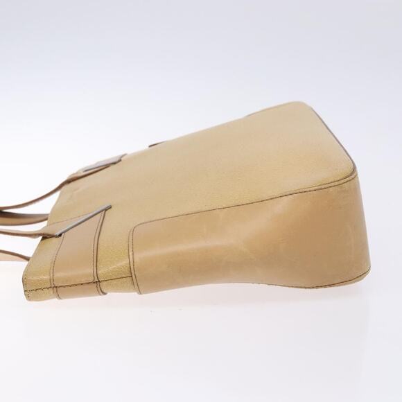 GUCCI Tote Bag Leather Beige Silver 002 002 - Picture 5 of 16